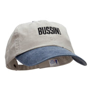 BUSSIN Embroidered Pigment Dyed Wash Caps