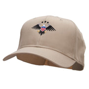 Eagle Shield  Embroidered Cotton Twill Pro Style Cap