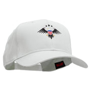 Eagle Shield  Embroidered Cotton Twill Pro Style Cap