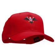 Eagle Shield  Embroidered Cotton Twill Pro Style Cap