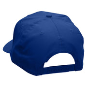 Desert Camel Embroidered Solid Cotton Twill Pro Style Cap - Royal OSFM