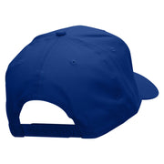 Desert Camel Embroidered Solid Cotton Twill Pro Style Cap - Royal OSFM