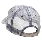 Wild Elephant Embroidered Low Profile Special Cotton Mesh Cap - Putty OSFM