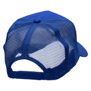 Black Shark Embroidered Solid Cotton Prostyle Twill Mesh Cap - Royal OSFM