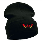 Phoenix Insignia Embroidered 12 Inch Knitted Long Beanie