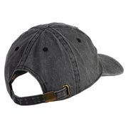 Thriller Wordmark Embroidered Cotton Twill Premium Pigment Dyed Cap - Black OSFM