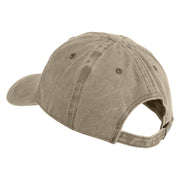 Thriller Wordmark Embroidered Cotton Twill Premium Pigment Dyed Cap - Khaki OSFM