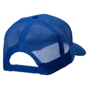 Penguins' Love Embroidered Solid Cotton Twill Mesh Prostyle Cap - Royal OSFM