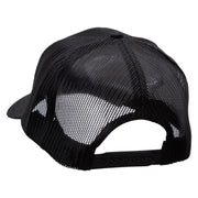 Penguins' Love Embroidered Solid Cotton Twill Mesh Prostyle Cap - Black OSFM