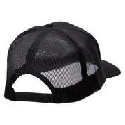 Penguins' Love Embroidered Solid Cotton Twill Mesh Prostyle Cap - Black OSFM