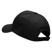 Best Pop Embroidered Low Profile Structured PET Spun Cap - Black OSFM