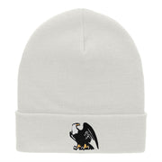 Majestic Eagle Embroidered 12 Inch Long Knitted Beanie