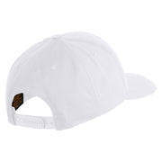 U.S. Army 1st Armored Division Embroidered Retro Cotton Blend Snapback Cap - White OSFM
