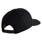 U.S. Army 1st Armored Division Embroidered Retro Cotton Blend Snapback Cap - Black OSFM