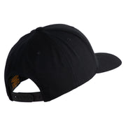 U.S. Army 2nd Armored Division Embroidered Retro Cotton Blend Snapback Cap - Black OSFM