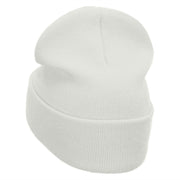 La Margarita Embroidered 12 Inch Long Knitted Beanie