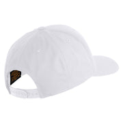 U.S. Army 11th Armored Cavalry Regiment Embroidered Retro Cotton Blend Snapback Cap - White OSFM