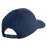 U.S. Army 163rd Armored Brigade Embroidered Retro Cotton Blend Snapback Cap - Navy OSFM