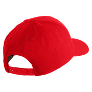 U.S. Army 163rd Armored Brigade Embroidered Retro Cotton Blend Snapback Cap - Red OSFM
