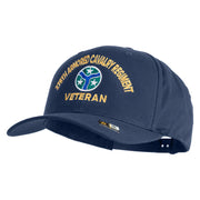 U.S. Army 278th Armored Cavalry Regiment Embroidered Retro Cotton Blend Snapback Cap - Navy OSFM