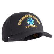 U.S. Army 278th Armored Cavalry Regiment Embroidered Retro Cotton Blend Snapback Cap - Charcoal OSFM