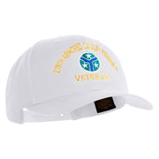 U.S. Army 278th Armored Cavalry Regiment Embroidered Retro Cotton Blend Snapback Cap - White OSFM