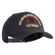 U.S. Army 81st Armored Brigade Combat Team Embroidered Retro Cotton Blend Snapback Cap - Charcoal OSFM