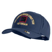 U.S. Army 81st Armored Brigade Combat Team Embroidered Retro Cotton Blend Snapback Cap - Navy OSFM