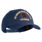 U.S. Army 81st Armored Brigade Combat Team Embroidered Retro Cotton Blend Snapback Cap - Navy OSFM