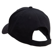 Heart Candle Embroiderd Low Profile Cap - Black OSFM