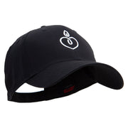 Heart Candle Embroiderd Low Profile Cap - Black OSFM