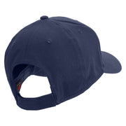 Heart Candle Embroiderd Low Profile Cap - Navy OSFM