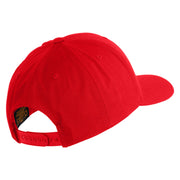 U.S. Army 1st Cavalry Division Embroidered Retro Cotton Blend Snapback Cap - Red OSFM