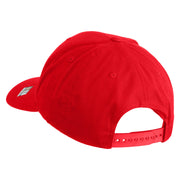 U.S. Army 1st Infantry Division Embroidered Retro Cotton Blend Snapback Cap - Red OSFM