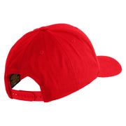 U.S. Army 1st Infantry Division Embroidered Retro Cotton Blend Snapback Cap - Red OSFM