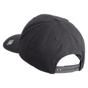 U.S. Army 2nd Infantry Division Embroidered Retro Cotton Blend Snapback Cap - Charcoal OSFM