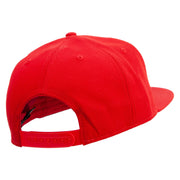 Gaming Warriors Logo Embroidered Wool Blend Prostyle 2 Tone Snapback - Red OSFM