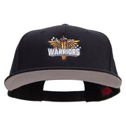 Gaming Warriors Logo Embroidered Wool Blend Prostyle 2 Tone Snapback - Black OSFM