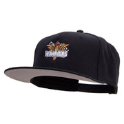 Gaming Warriors Logo Embroidered Wool Blend Prostyle 2 Tone Snapback - Black OSFM