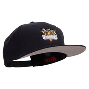 Gaming Warriors Logo Embroidered Wool Blend Prostyle 2 Tone Snapback - Black OSFM