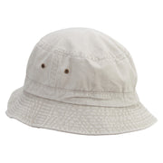 Space Aliens Embroidered Pigment Dyed Bucket Hat - Khaki OSFM