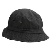 Space Aliens Embroidered Pigment Dyed Bucket Hat - Black OSFM