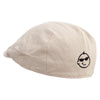 Baby Boy Embroidered Men's Linen Summer Ivy Cap - Khaki S-M