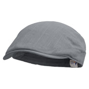 Baby Boy Embroidered Men's Linen Summer Ivy Cap - Slate S-M