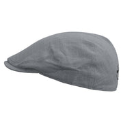 Baby Boy Embroidered Men's Linen Summer Ivy Cap - Slate S-M