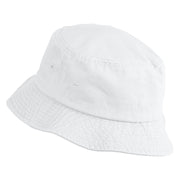 Classic 1929 Popeye Head Design Embroidered Unisex Multipurpose Crushable Cotton Twill Bucket Hat - White M