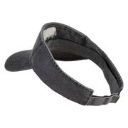 Classic 1926 Eeyore Icon Embroidered Washed Pigment Dyed Cotton Twill Visor - Black OSFM