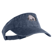 Classic 1926 Eeyore Icon Embroidered Washed Pigment Dyed Cotton Twill Visor - Navy OSFM