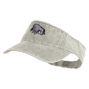 Classic 1926 Eeyore Icon Embroidered Washed Pigment Dyed Cotton Twill Visor - Beige OSFM