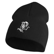 1865 Alice in Wonderland Book Embroidered 8" Short Beanie - Black OSFM